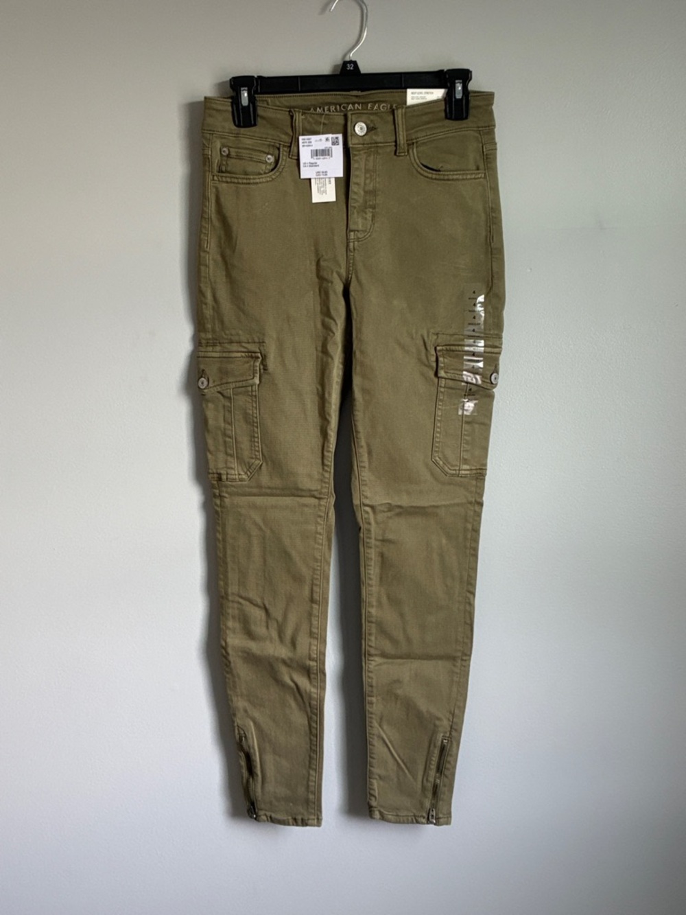 American Eagle Outfitters Olive Green Cargo Jeggings
